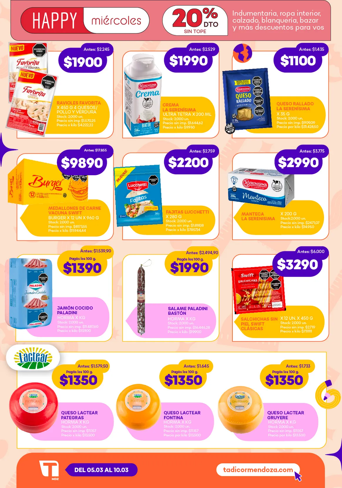 Ofertas de  Supermercados Tadicor Ofertas 5 de marzo al 10 de marzo 2026 - Página 6 del catálogo