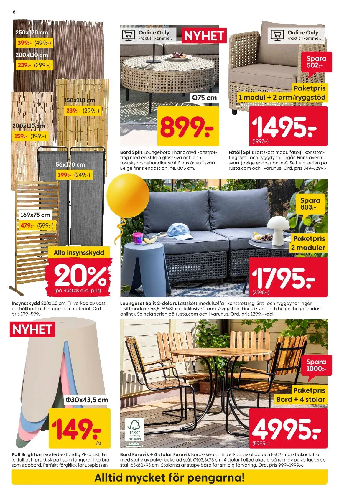 Rusta Erbjudanden från 13 april till 18 april 2026 - Reklamblad sidor 6