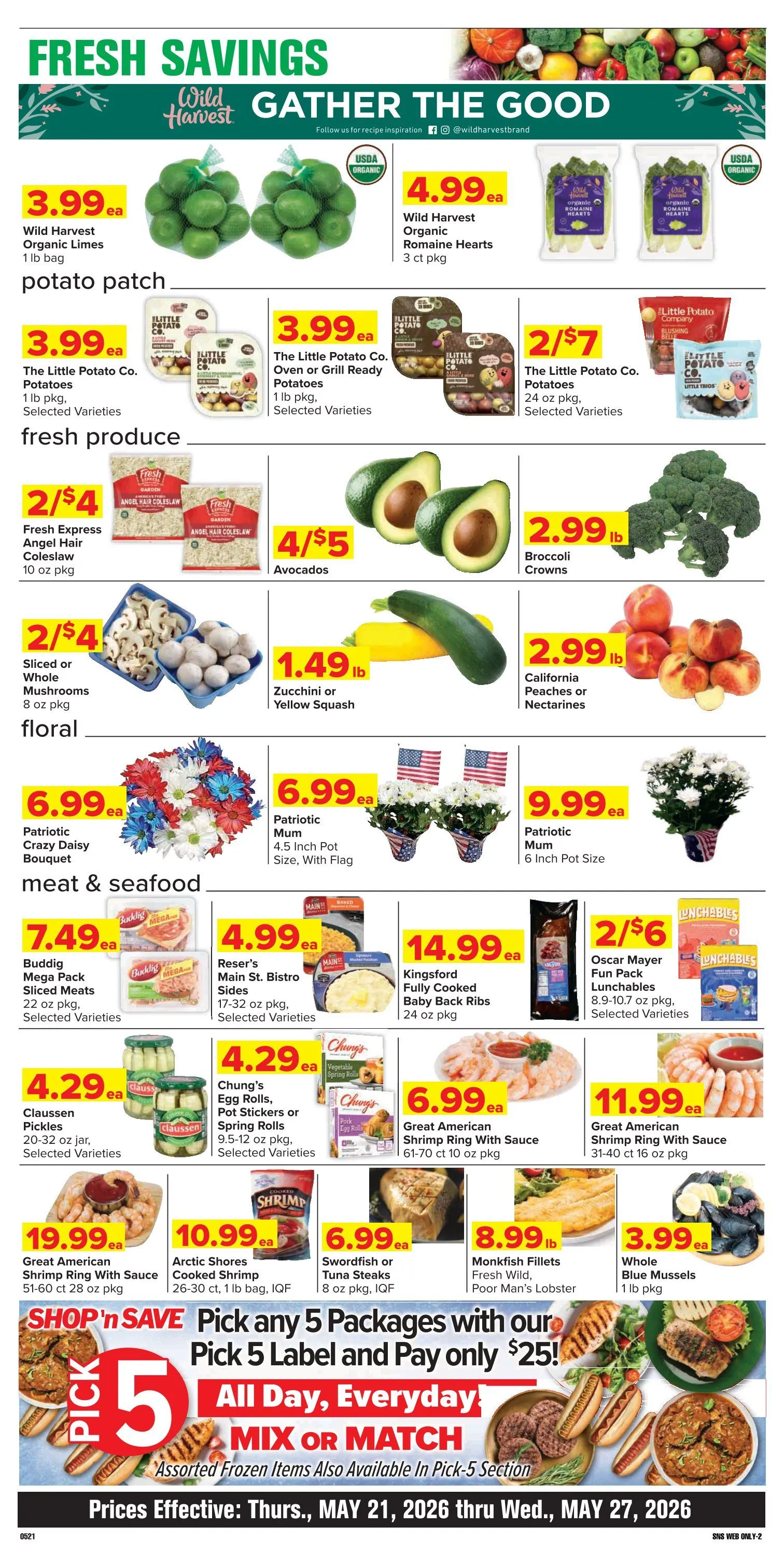 Weekly promotion Shop'n Save Sales spanning from May 21 to May 27 2026 - Page 6 for Catalogue 365