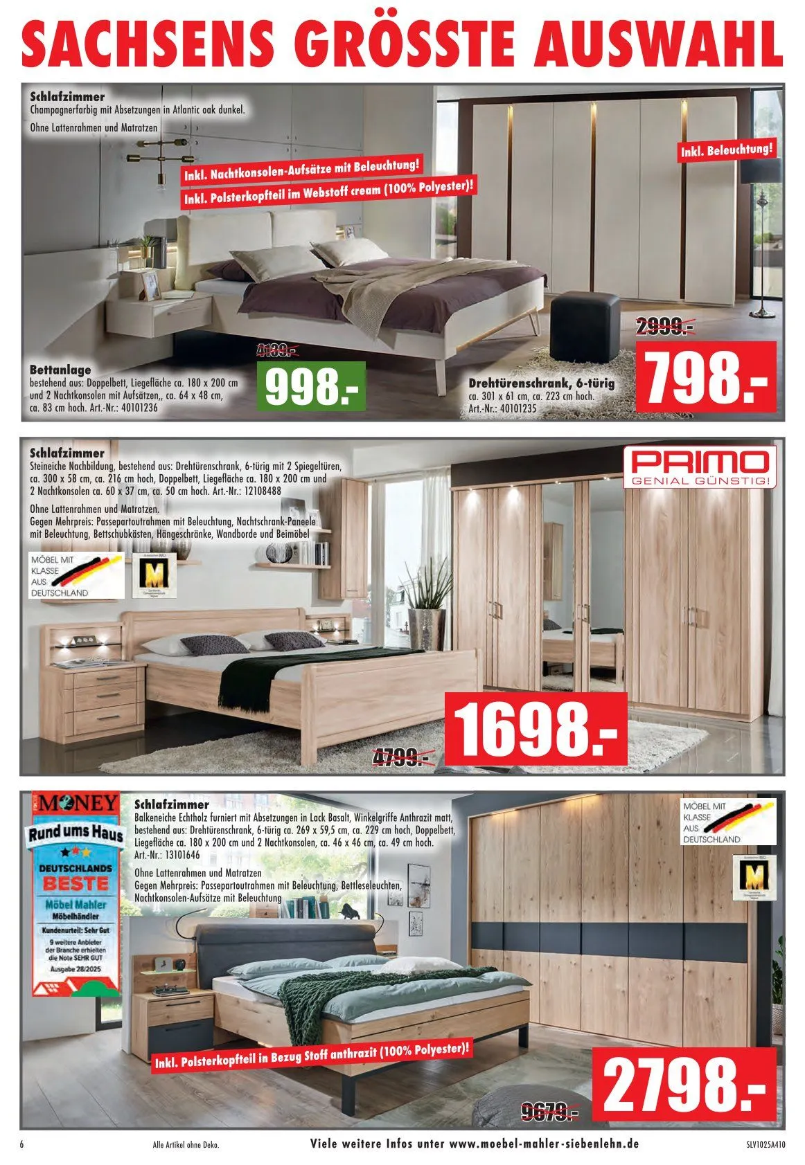 Möbel Mahler Prospekte von 29. Oktober bis 25. November 2025 - Prospekt seite 6