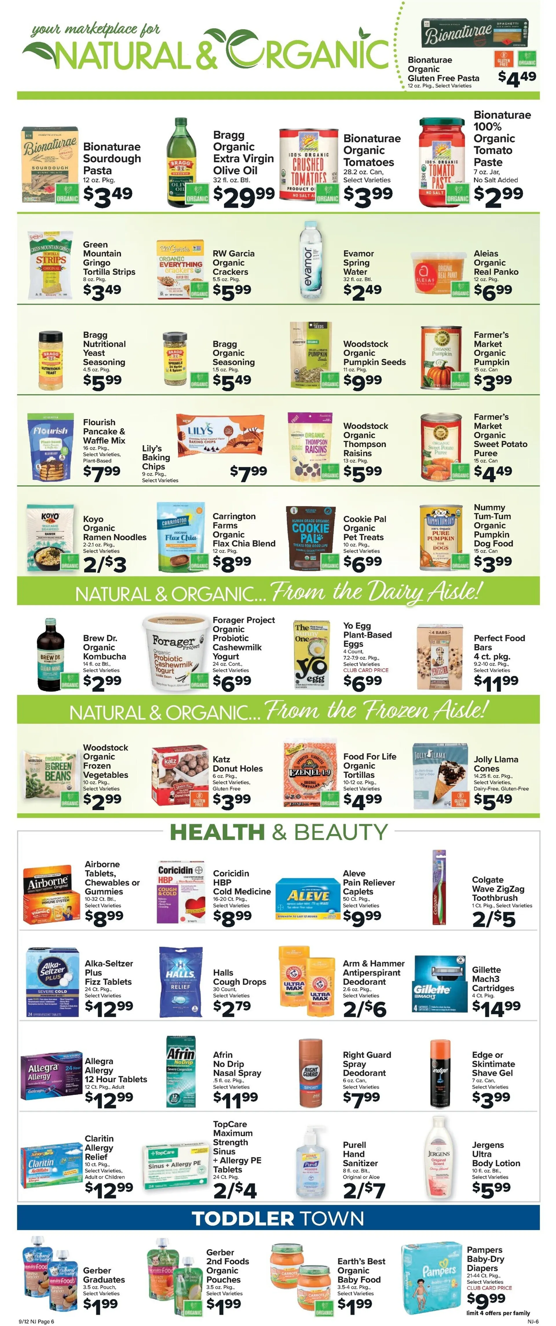 Weekly promotion Foodtown Sales spanning from September 12 to September 18 2025 - Page 6 for Catalogue 365