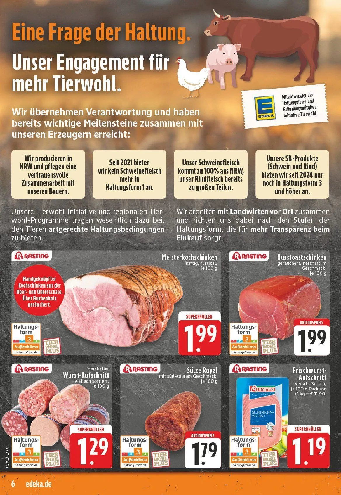 Edeka Prospekt von 21. April bis 26. April 2025 - Prospekt seite 6