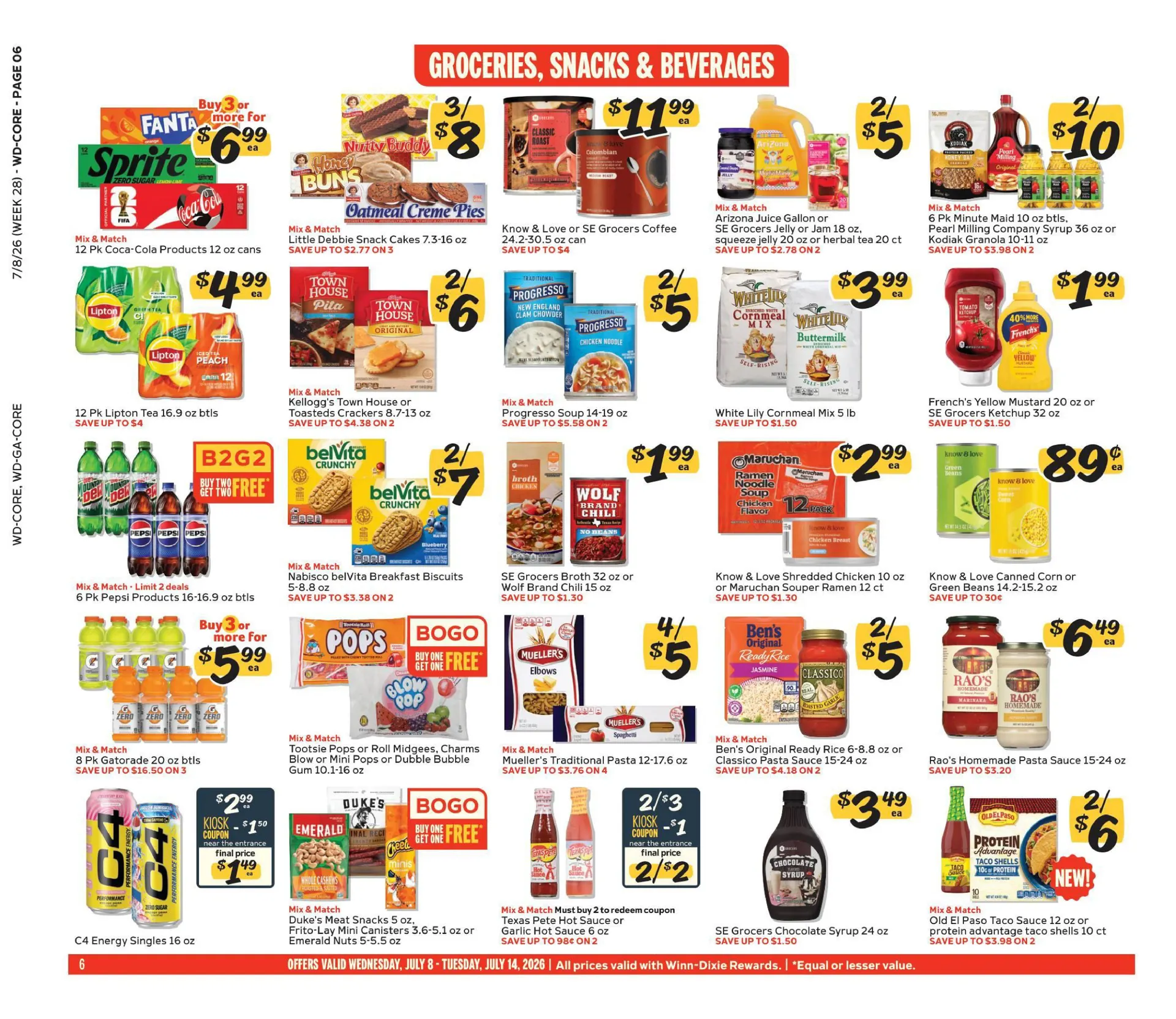 Weekly ad Winn Dixie Sales from July 8 to July 14 2026 - Page 6
