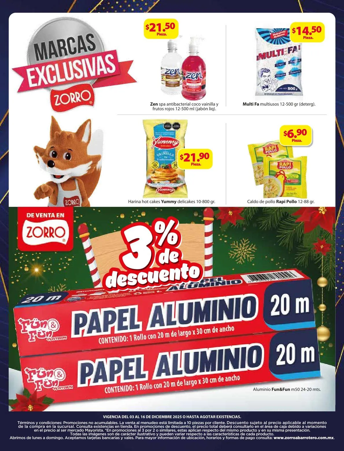 Catálogo de Zorro Ofertas 3 de diciembre al 16 de diciembre 2025 - Pagina 6