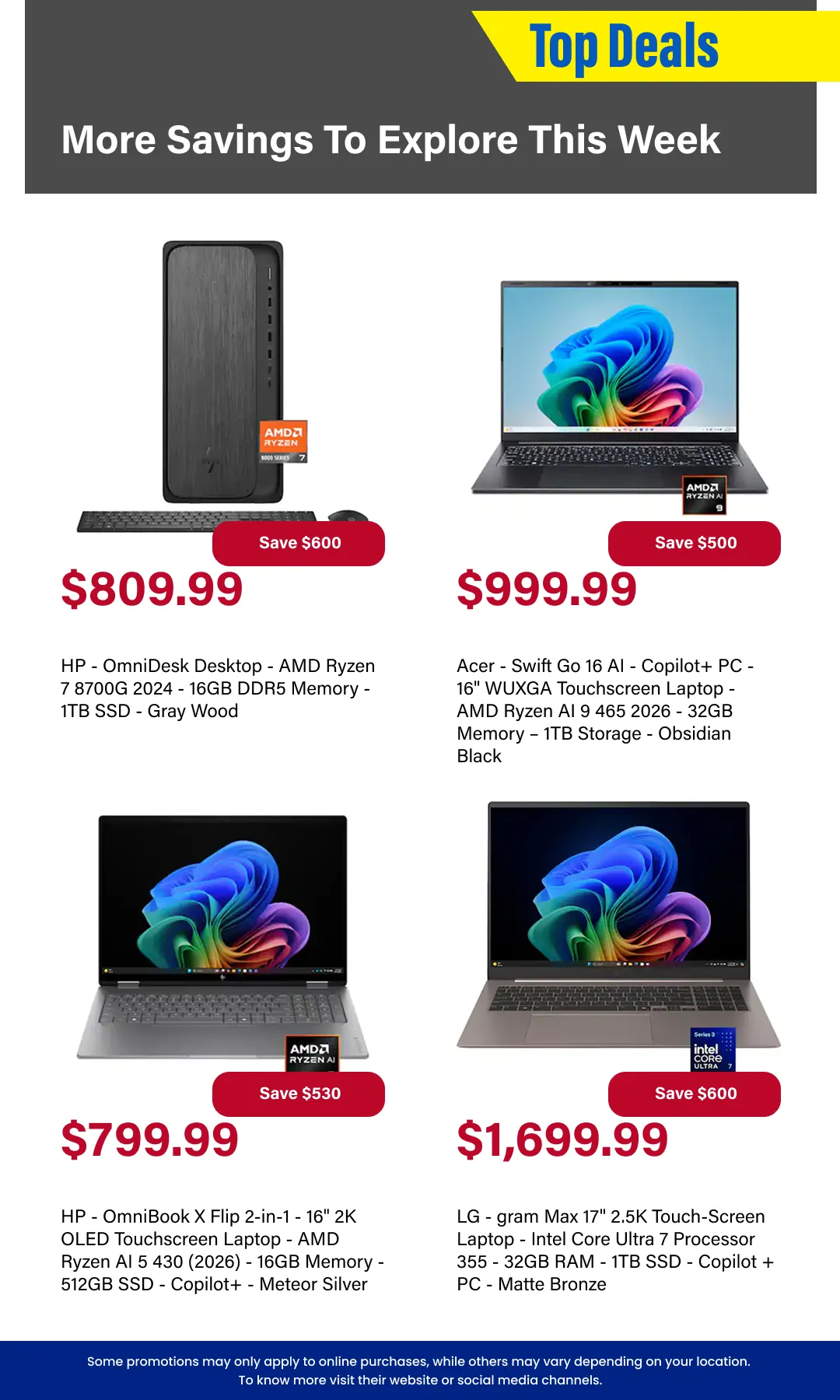 Weekly ad Best Buy Sales from July 20 to August 8 2026 - Page 6