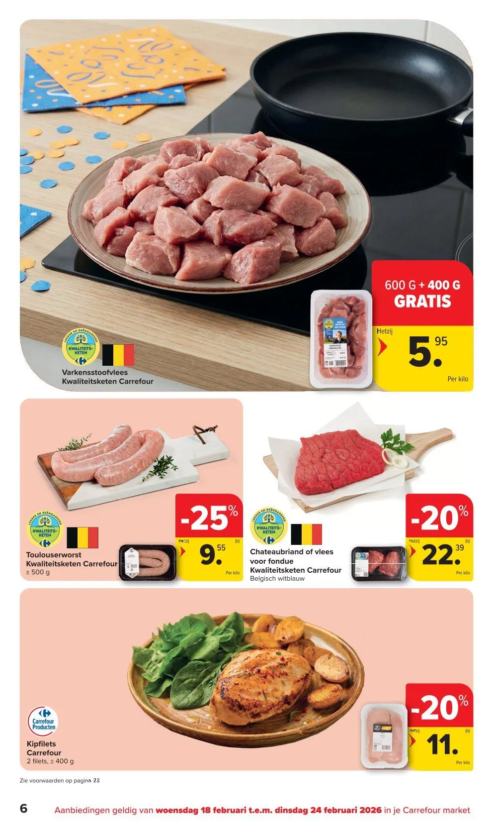 Laatste aanbiedingen in Carrefour folders van 18 februari tot 24 februari 2026 - folder pagina 6