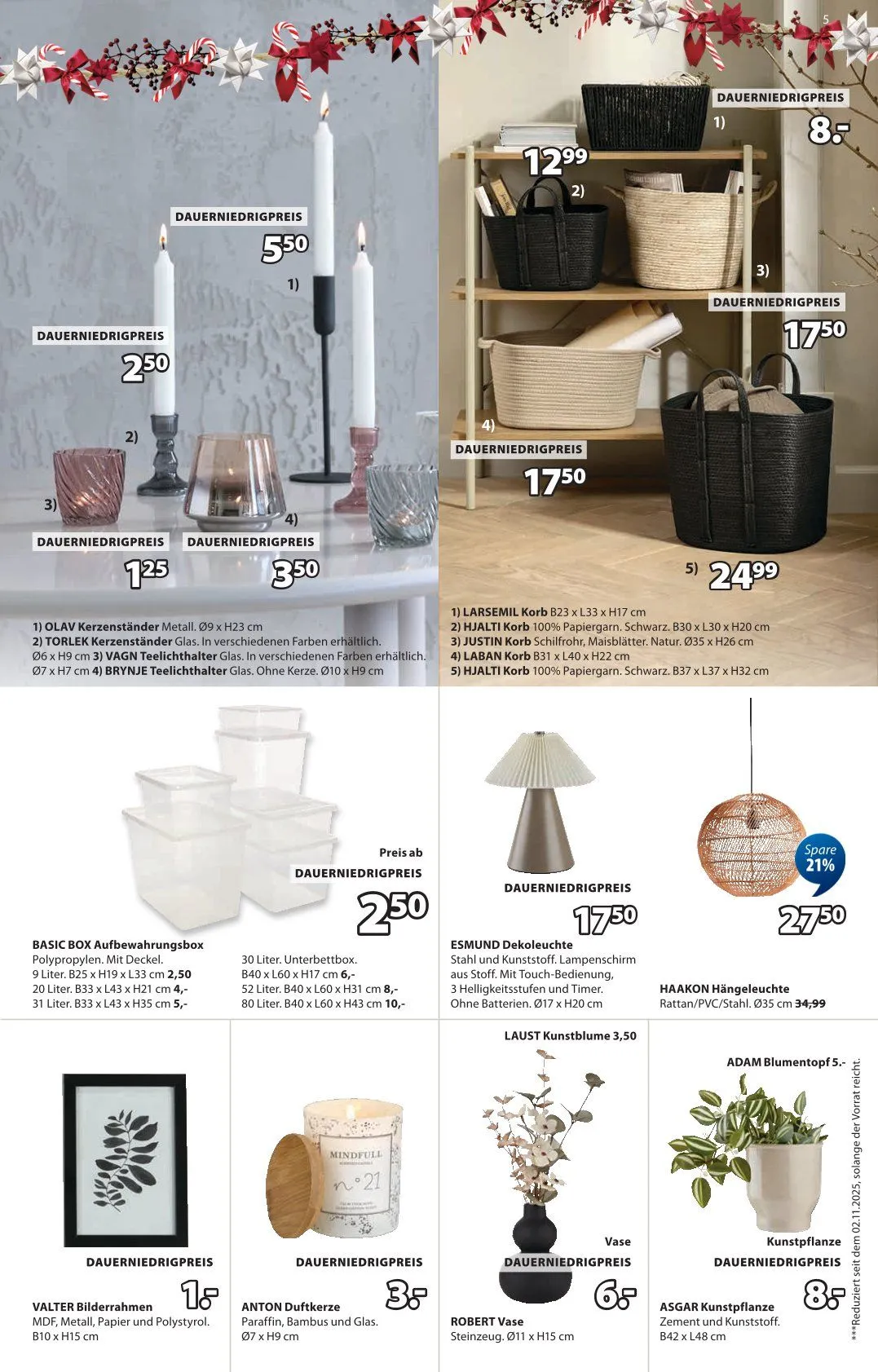 JYSK Angebote von 19. Oktober bis 29. November 2025 - Prospekt seite 5