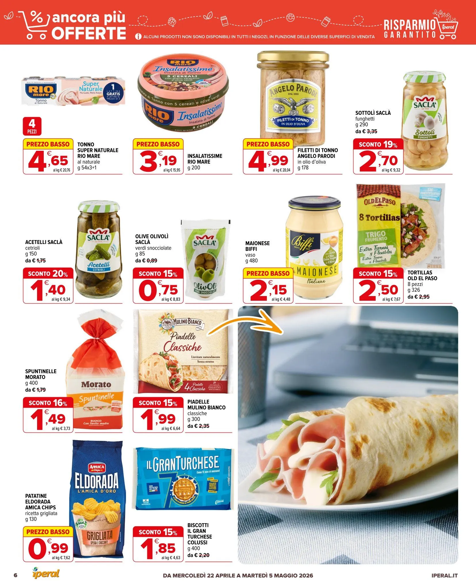 Volantino Iperal da 22 aprile a 5 maggio di 2026 - Pagina del volantino 6