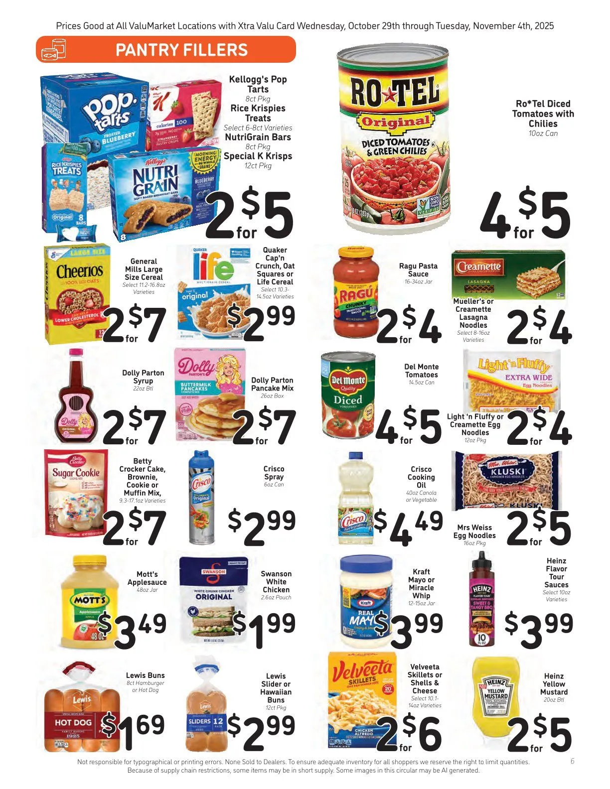 Weekly ad ValuMarket weekly ads from October 29 to November 4 2025 - Page 6