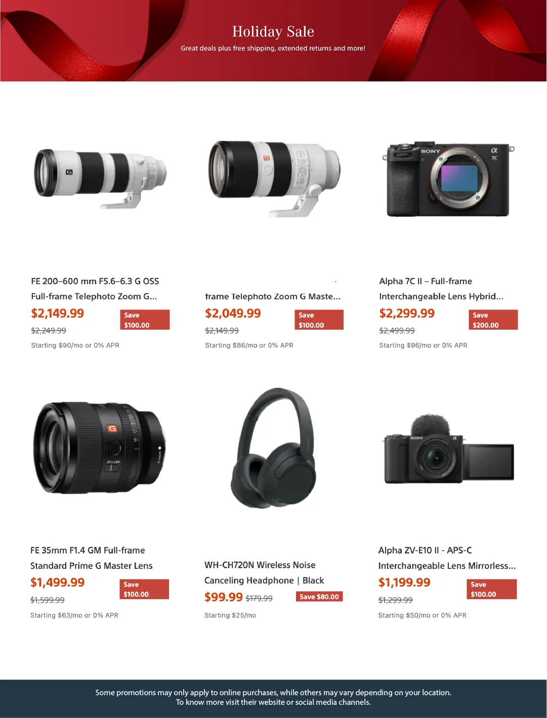 Weekly promotion Sony Sales spanning from November 20 to November 30 2025 - Page 5 for Catalogue 365