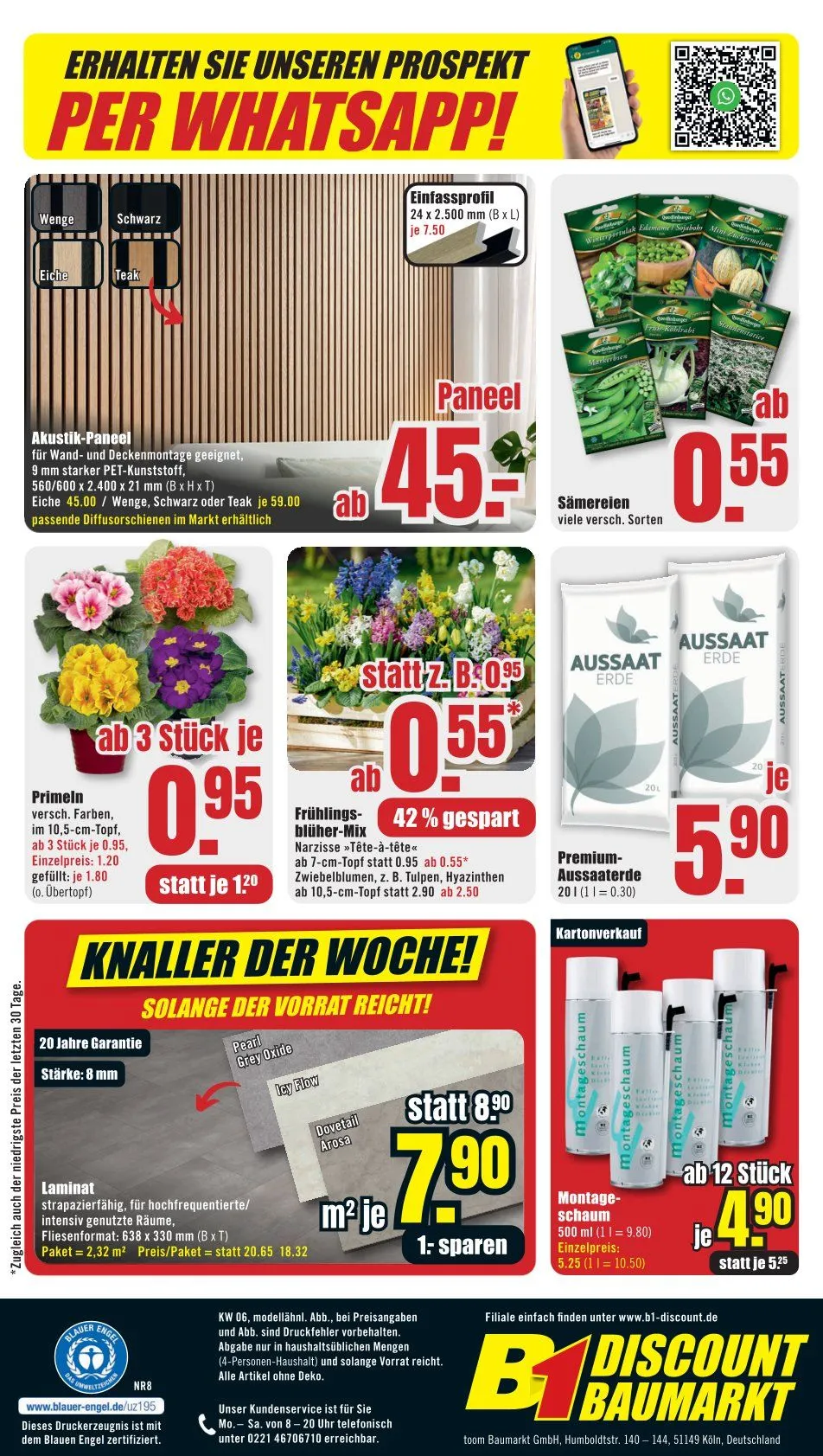 Prospekt B1 Discount Baumarkt  von 31. Januar bis 6. Februar 2026 - Prospekt seite 6