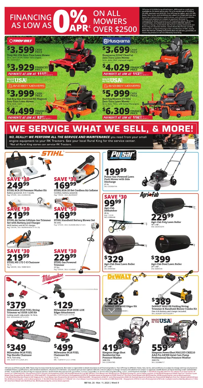 Weekly ad Rural King Sales from February 26 to March 11 2026 - Page 6