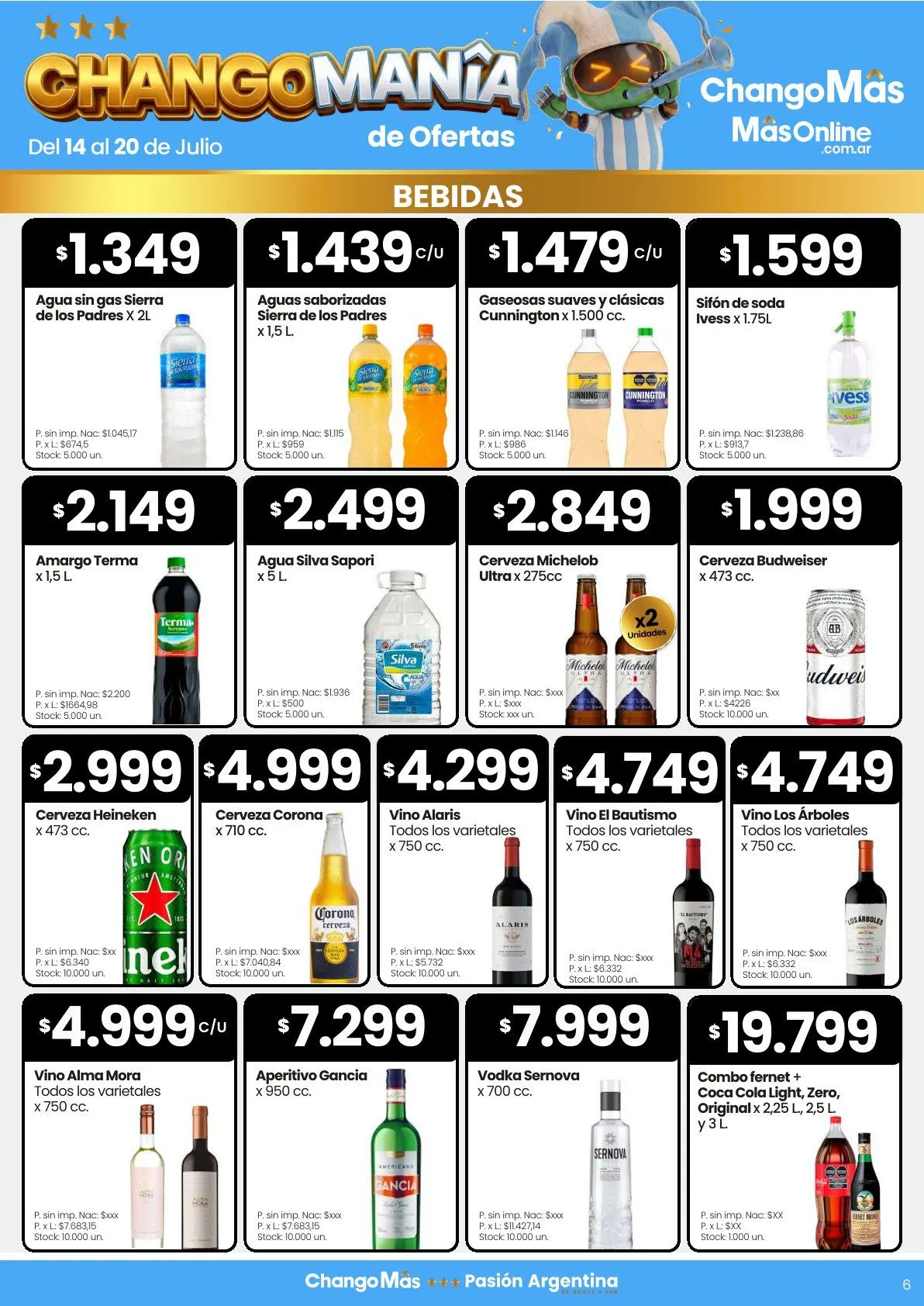 Ofertas de Changomas Ofertas 14 de julio al 20 de julio 2026 - Página 6 del catálogo