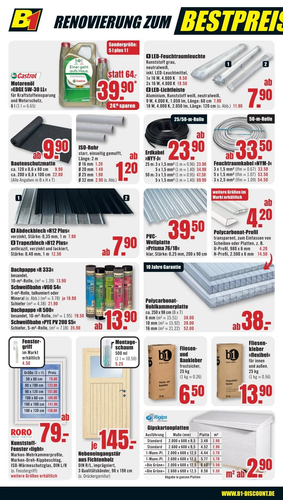 B1 Discount Baumarkt Prospekte von 16. Mai bis 22. Mai 2026 - Prospekt seite 6