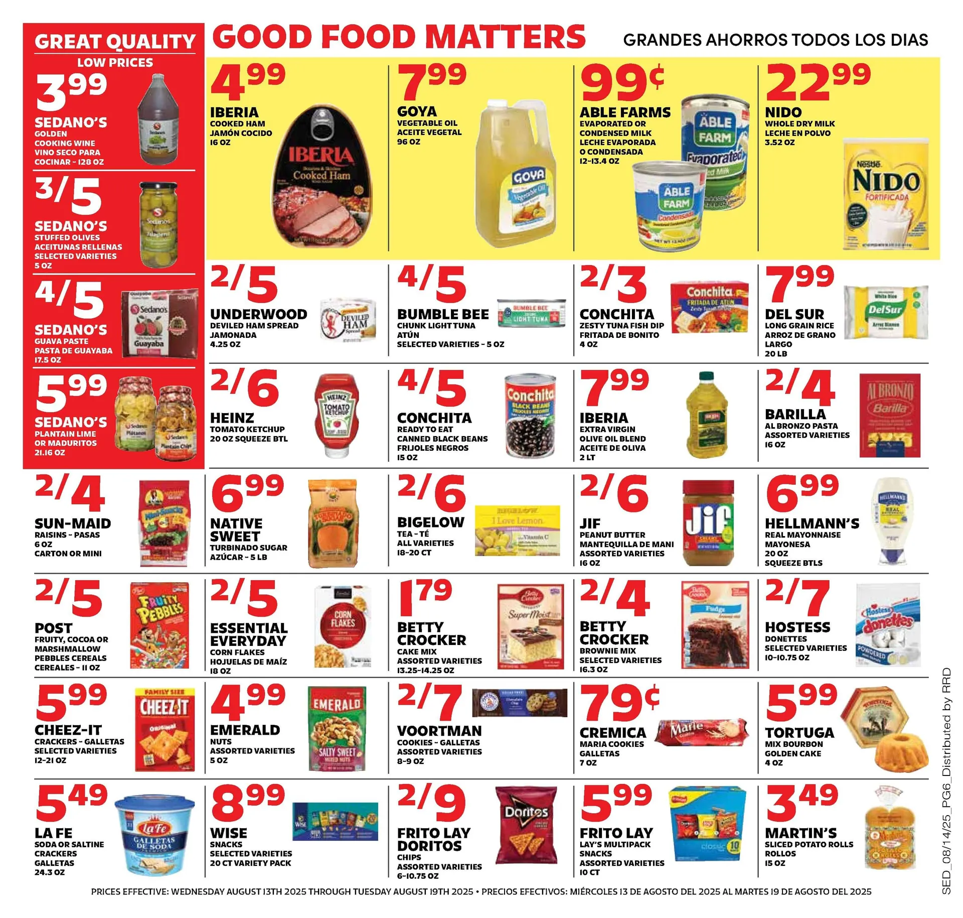 Weekly ad Sedano's Sales from August 13 to August 19 2025 - Page 6