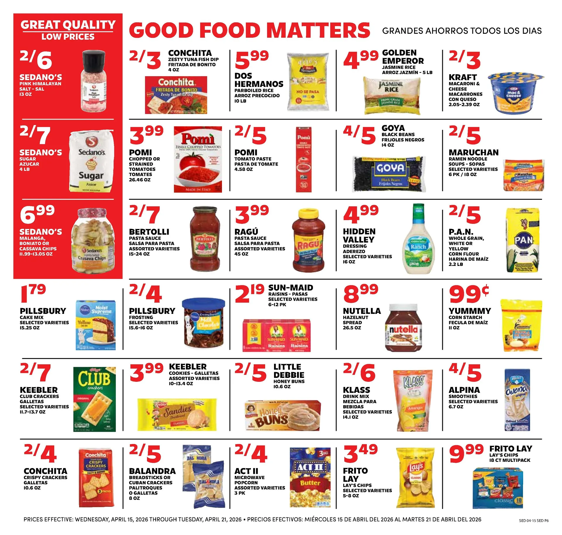 Weekly ad Sedano's Sales from April 15 to April 21 2026 - Page 6