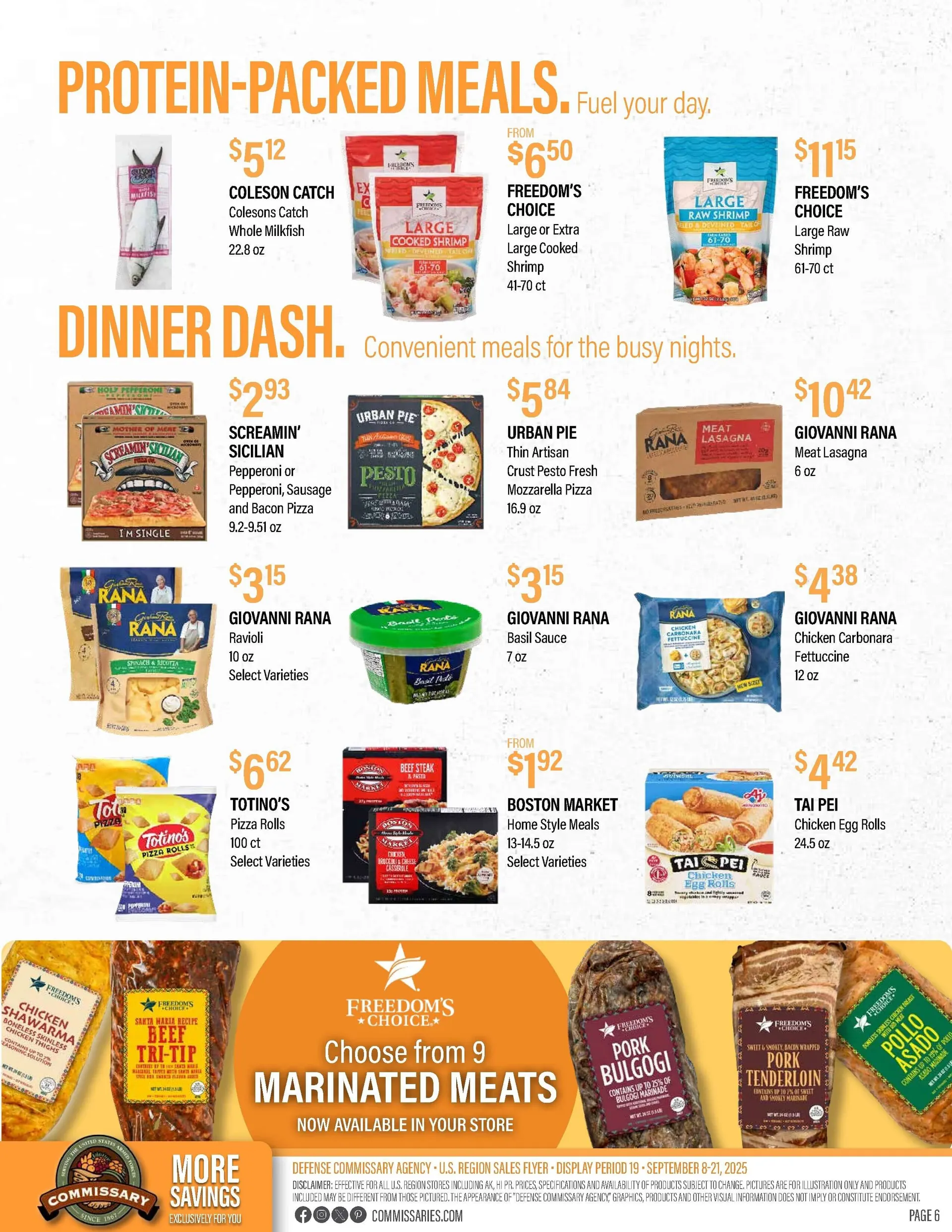 Weekly ad Commissary Sales from September 9 to September 21 2025 - Page 6