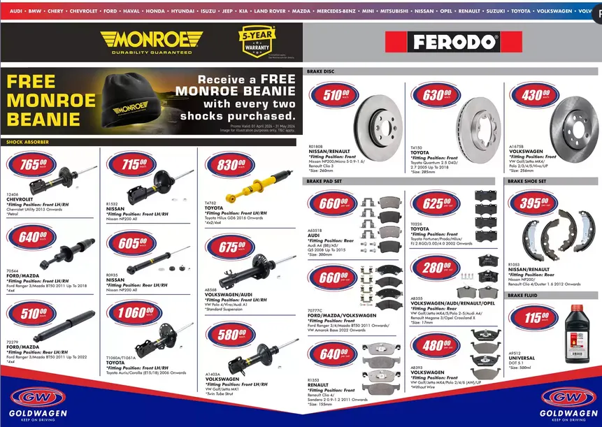 Goldwagen Sales from 30 March to 30 May 2026 - Catalogue Page 6