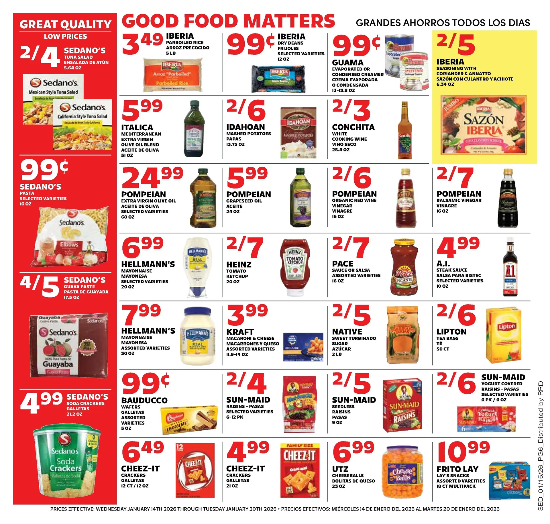 Weekly ad Sedano's Sales from January 14 to January 20 2026 - Page 6