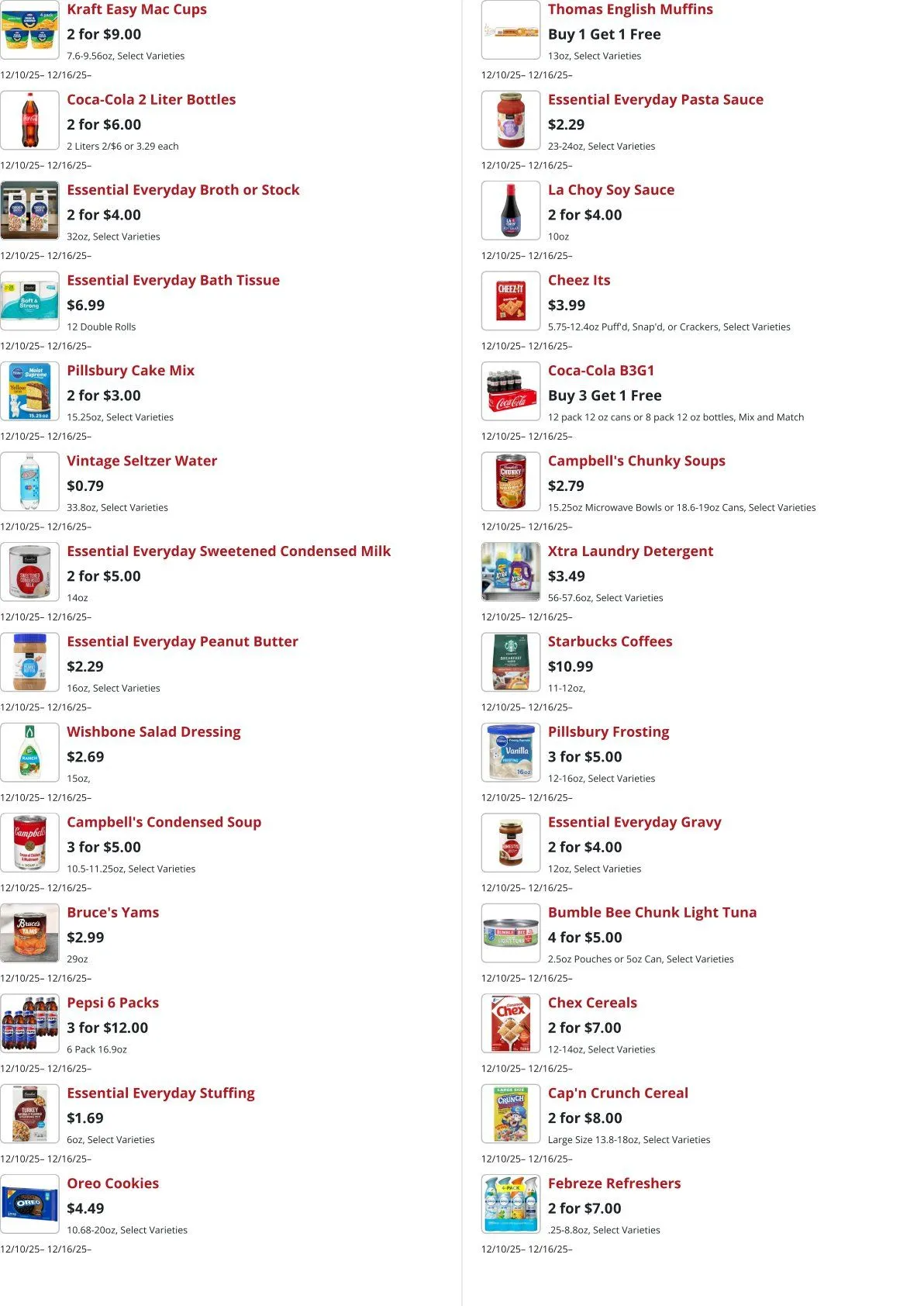 Weekly promotion Farm Fresh Sales spanning from December 10 to December 16 2025 - Page 6 for Catalogue 365