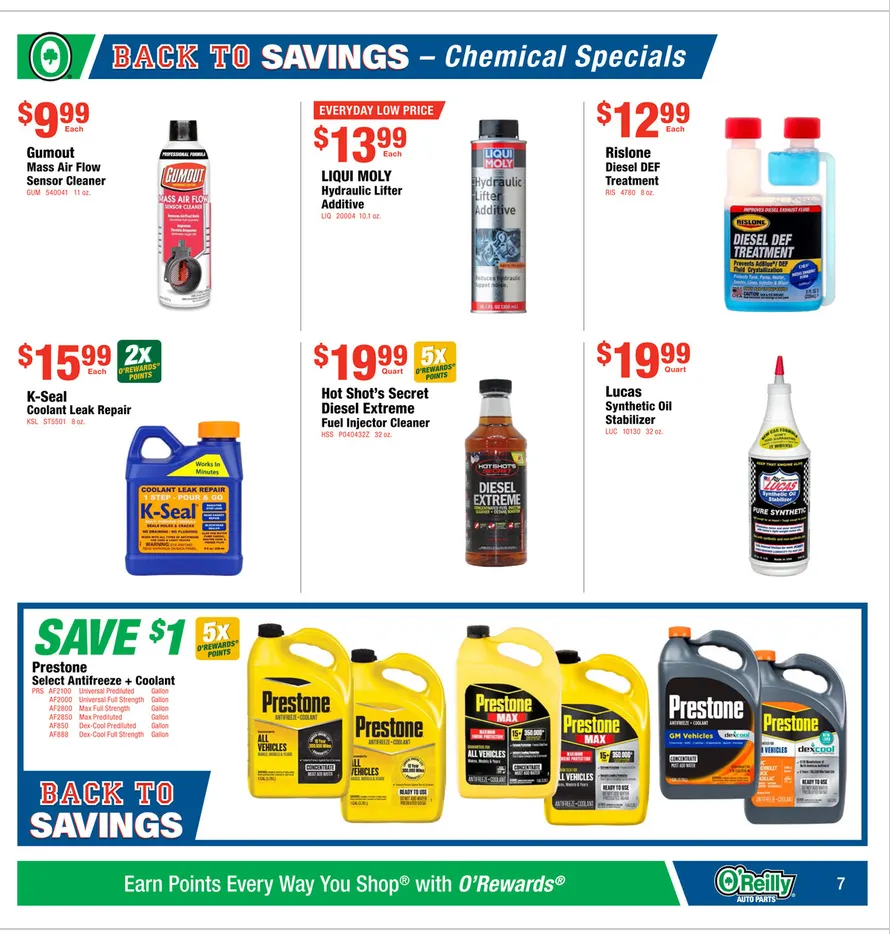 Weekly ad O'Reilly Auto Parts Sales from July 29 to August 25 2026 - Page 6