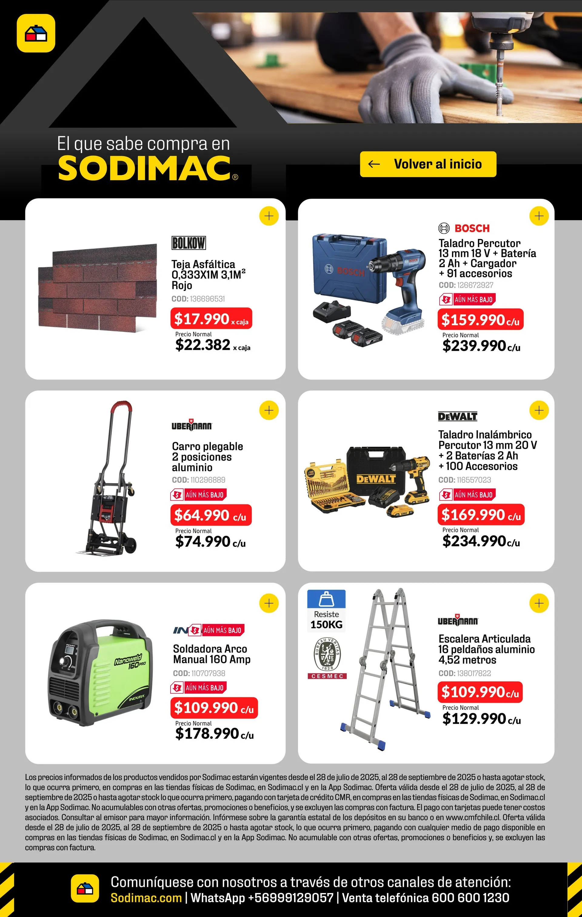 Catálogo de Sodimac Ofertas 28 de julio al 29 de septiembre 2025 - Página 6