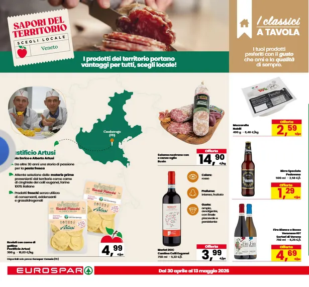 Volantini Eurospar da 30 aprile a 10 maggio di 2026 - Pagina del volantino 6