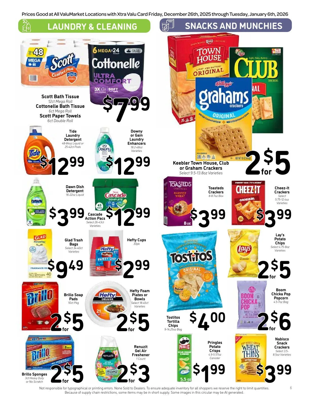 Weekly ad ValuMarket Sales from December 26 to January 6 2026 - Page 6