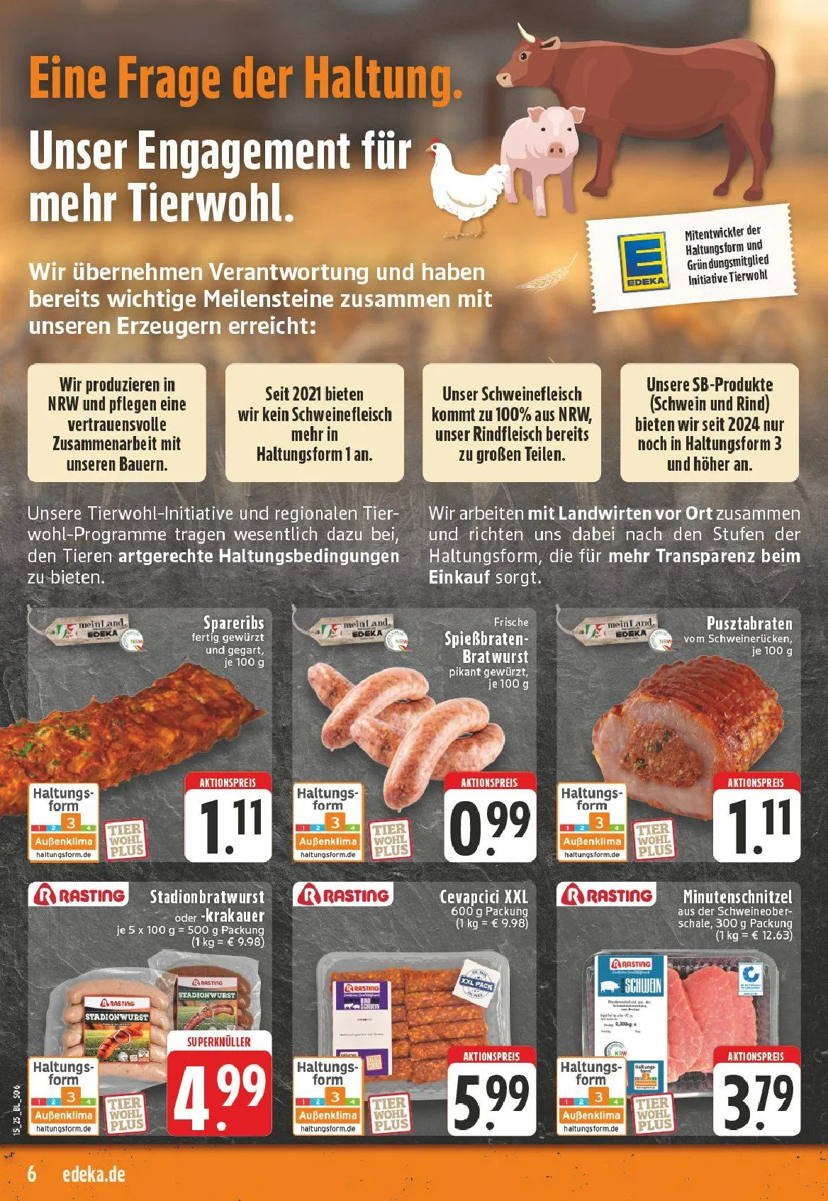 Edeka Prospekt von 7. April bis 12. April 2025 - Prospekt seite 6