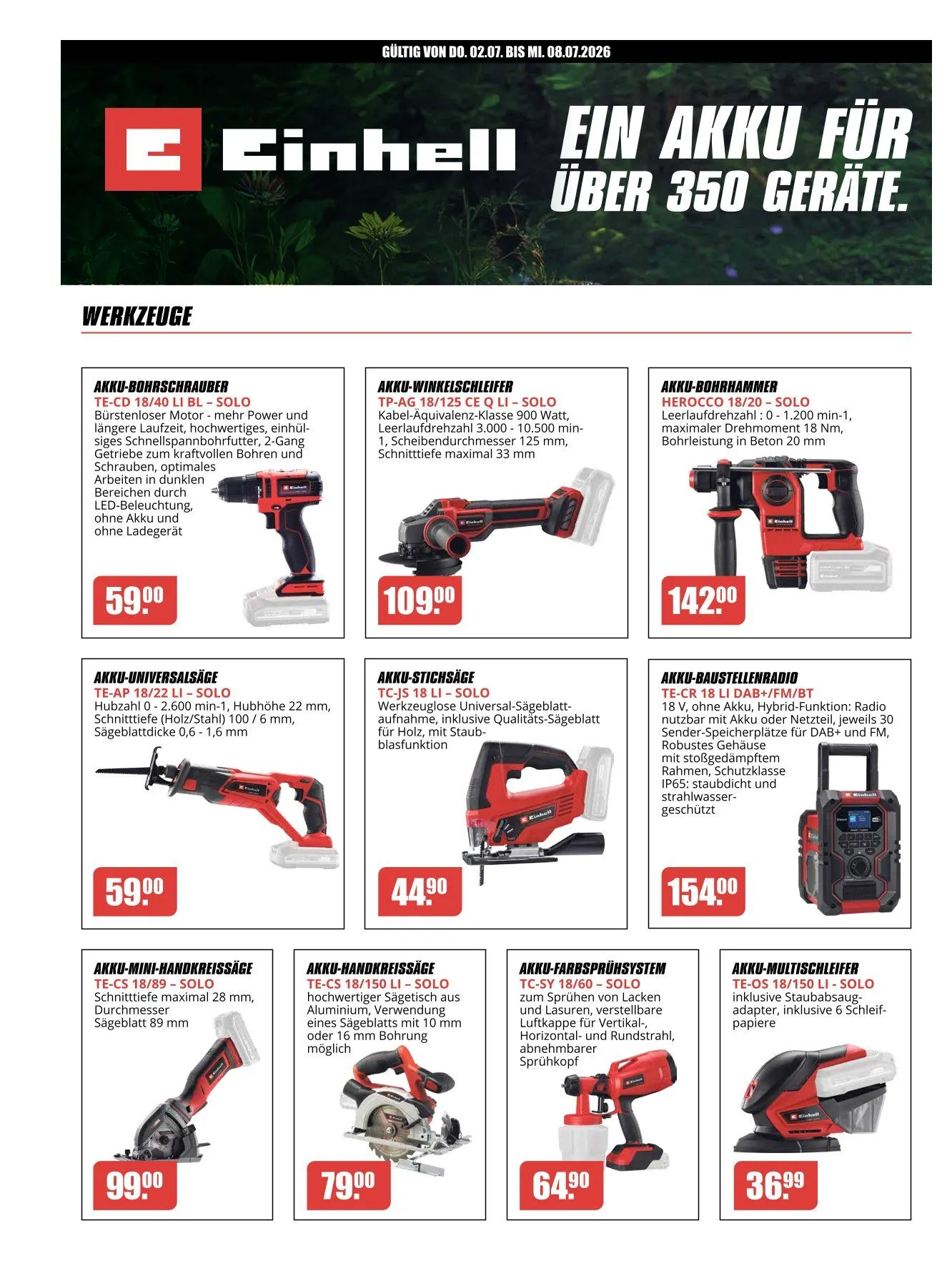 V-Baumarkt Angebote von 2. Juli bis 8. Juli 2026 - Prospekt seite 6