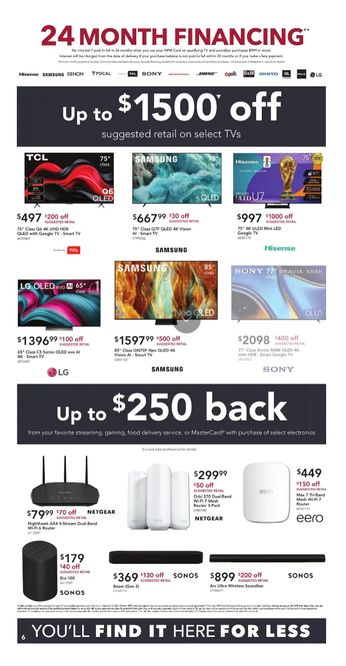 Weekly ad Nebraska Furniture Mart from February 4 to February 10 2026 - Page 6