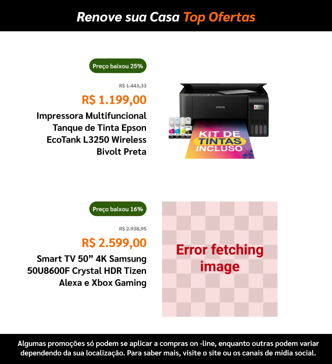 Encarte de Ponto Frio 25 de março até 10 de abril 2026 - Pagina 6