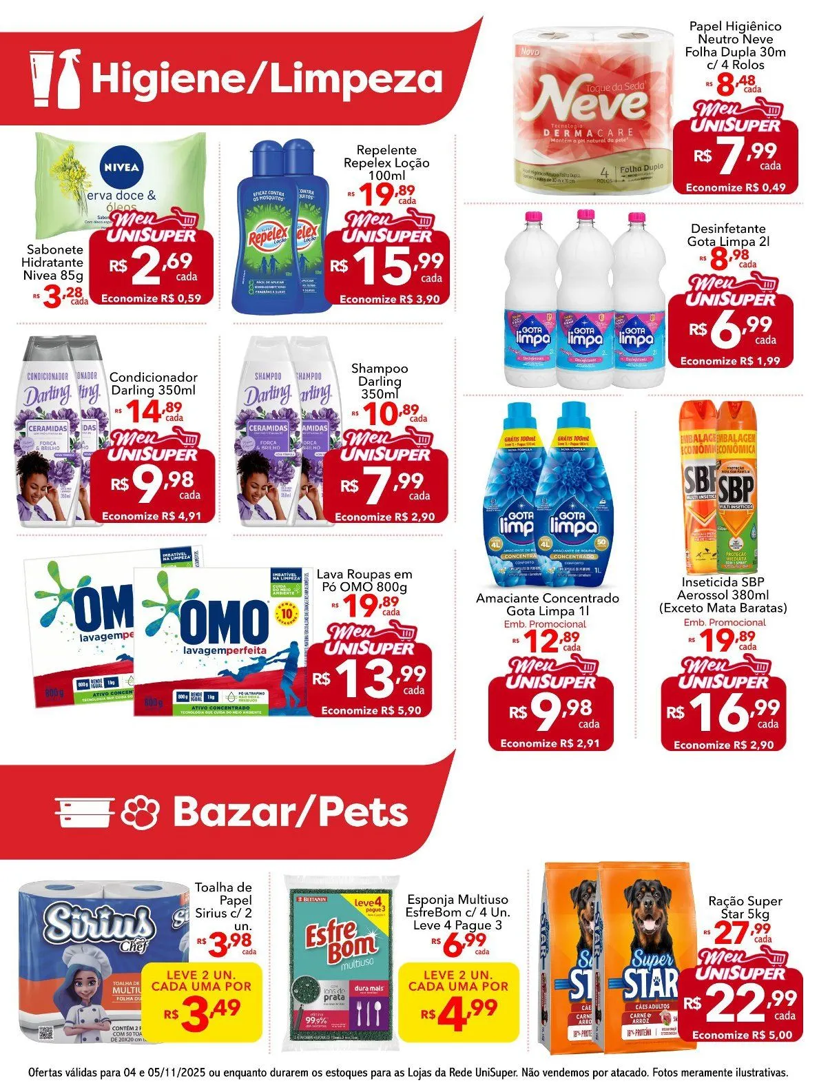 Encarte de  Folhetos UniSuper 4 de novembro até 6 de novembro 2025 - Pagina 6