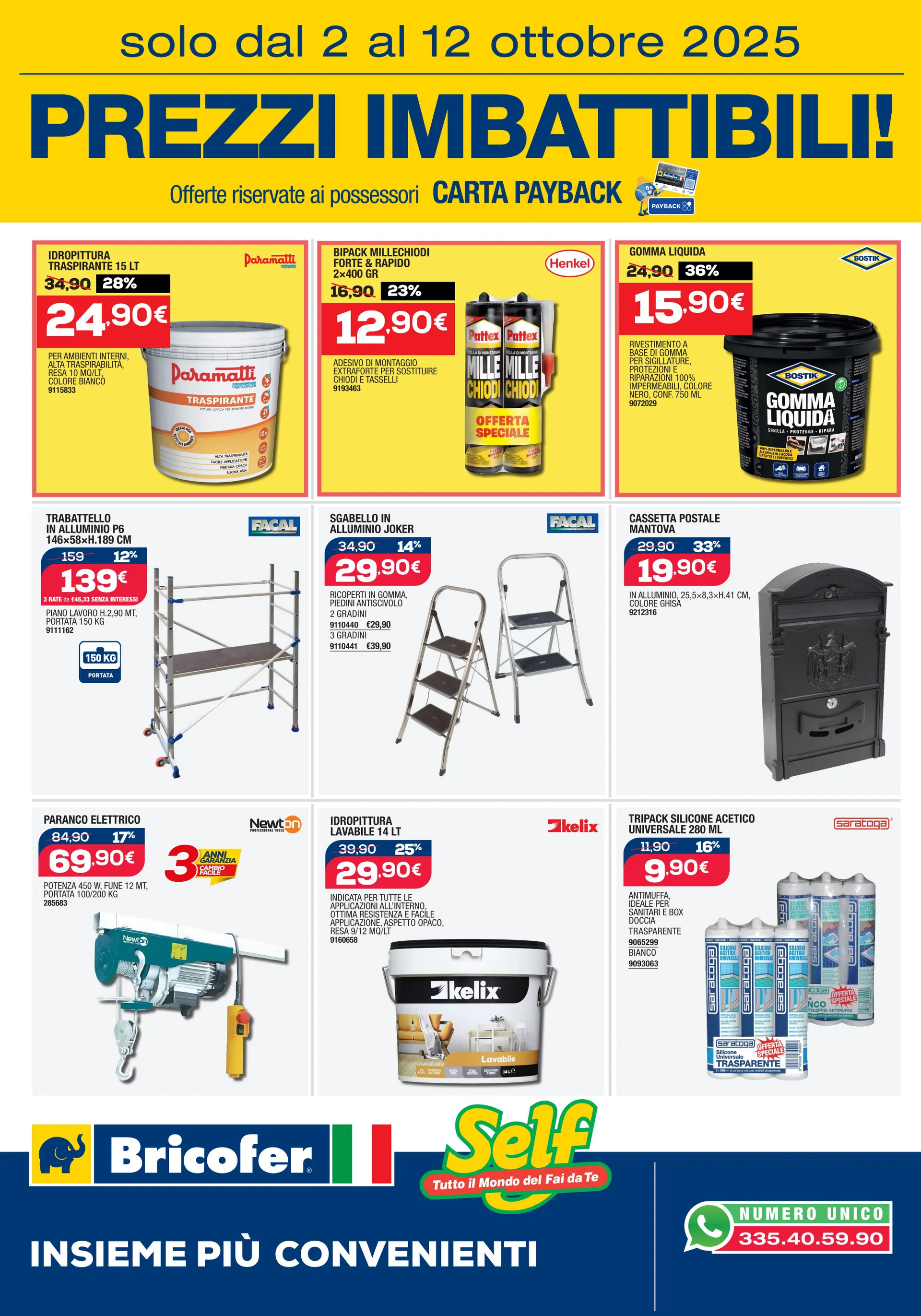 Volantini Bricofer da 2 settembre a 12 ottobre di 2025 - Pagina del volantino 6