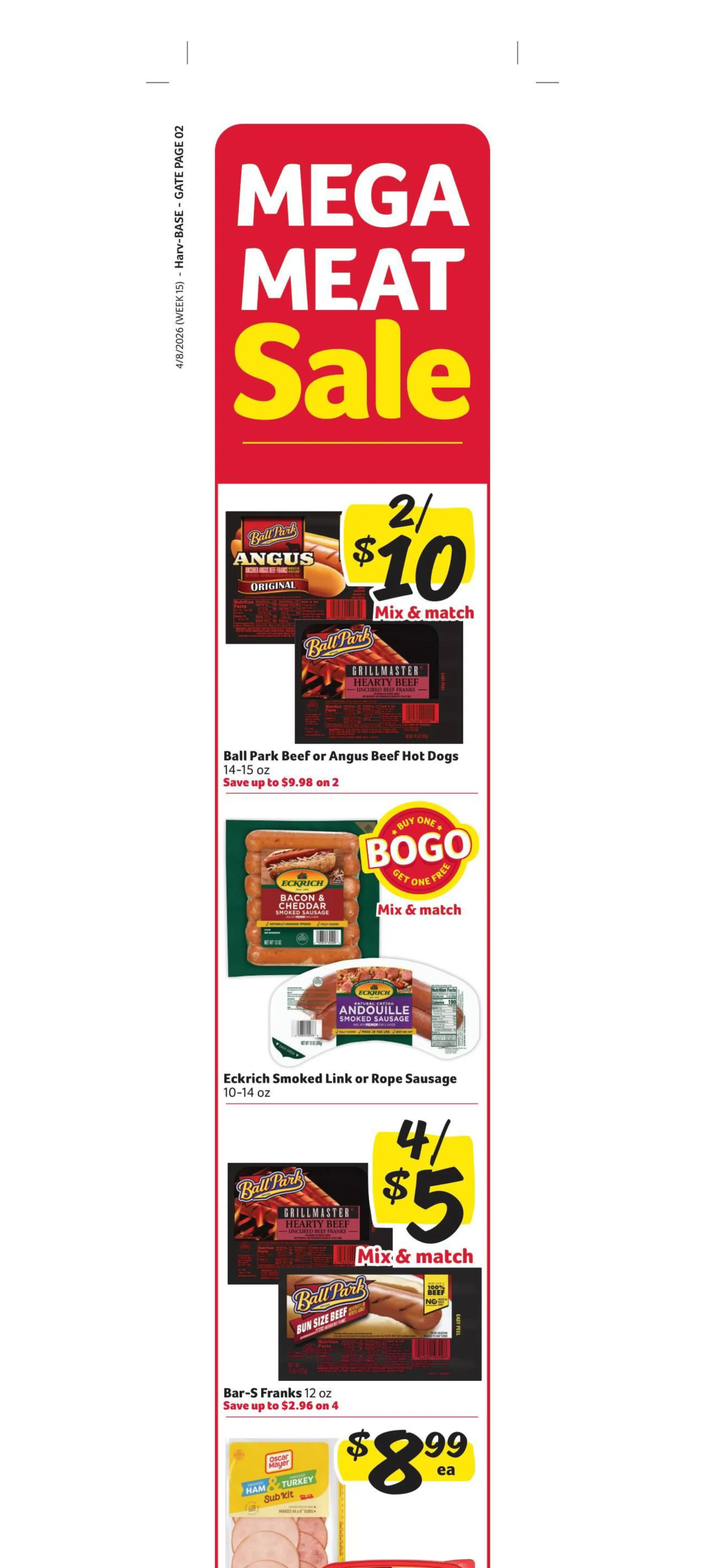Weekly ad Harveys Supermarket weekly ads from April 8 to April 14 2026 - Page 4