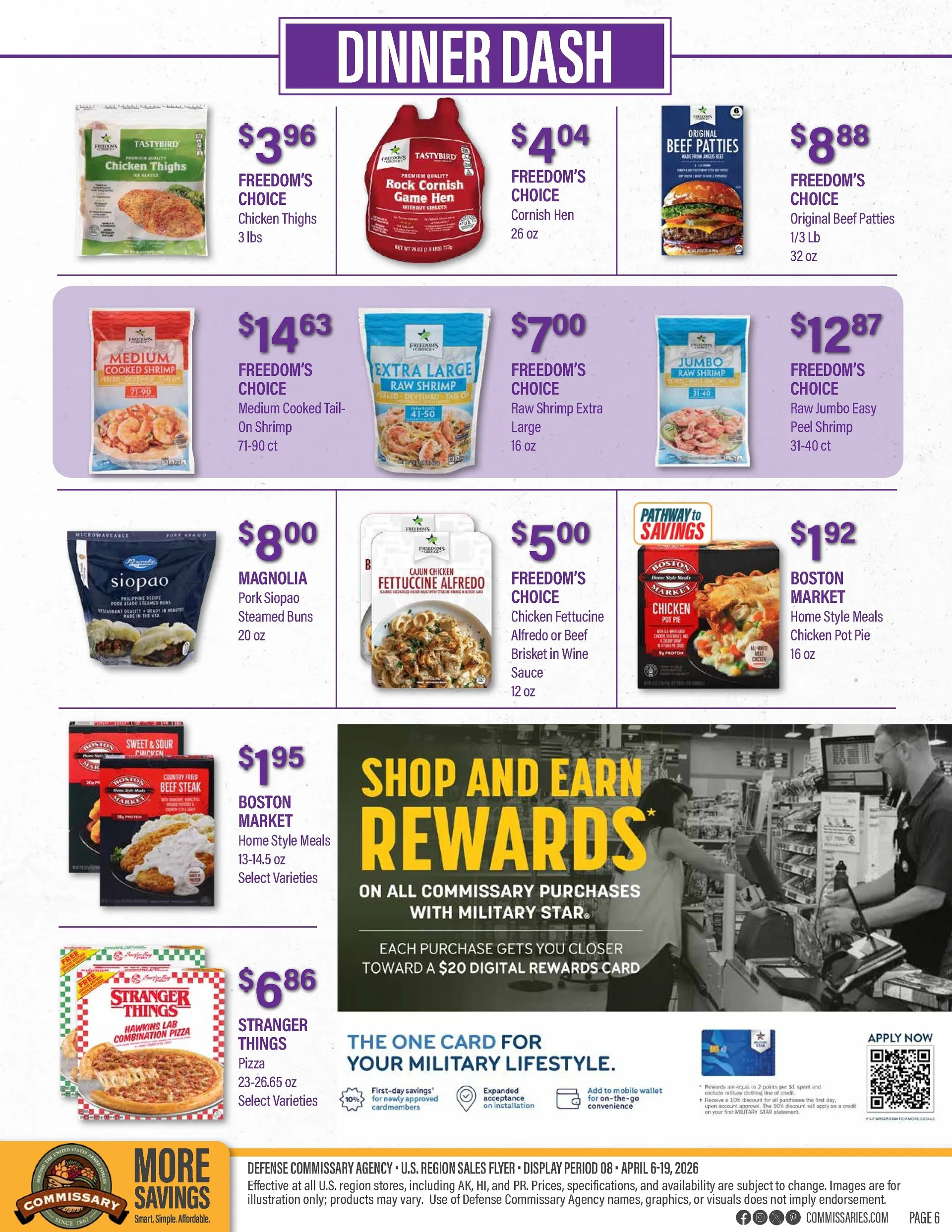 Weekly promotion  Commissary Sales spanning from April 6 to April 19 2026 - Page 6 for Catalogue 365