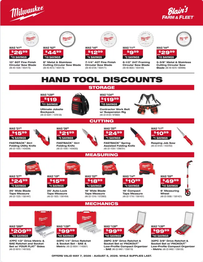 Weekly ad Blain's Farm & Fleet Sales from May 7 to August 5 2026 - Page 6