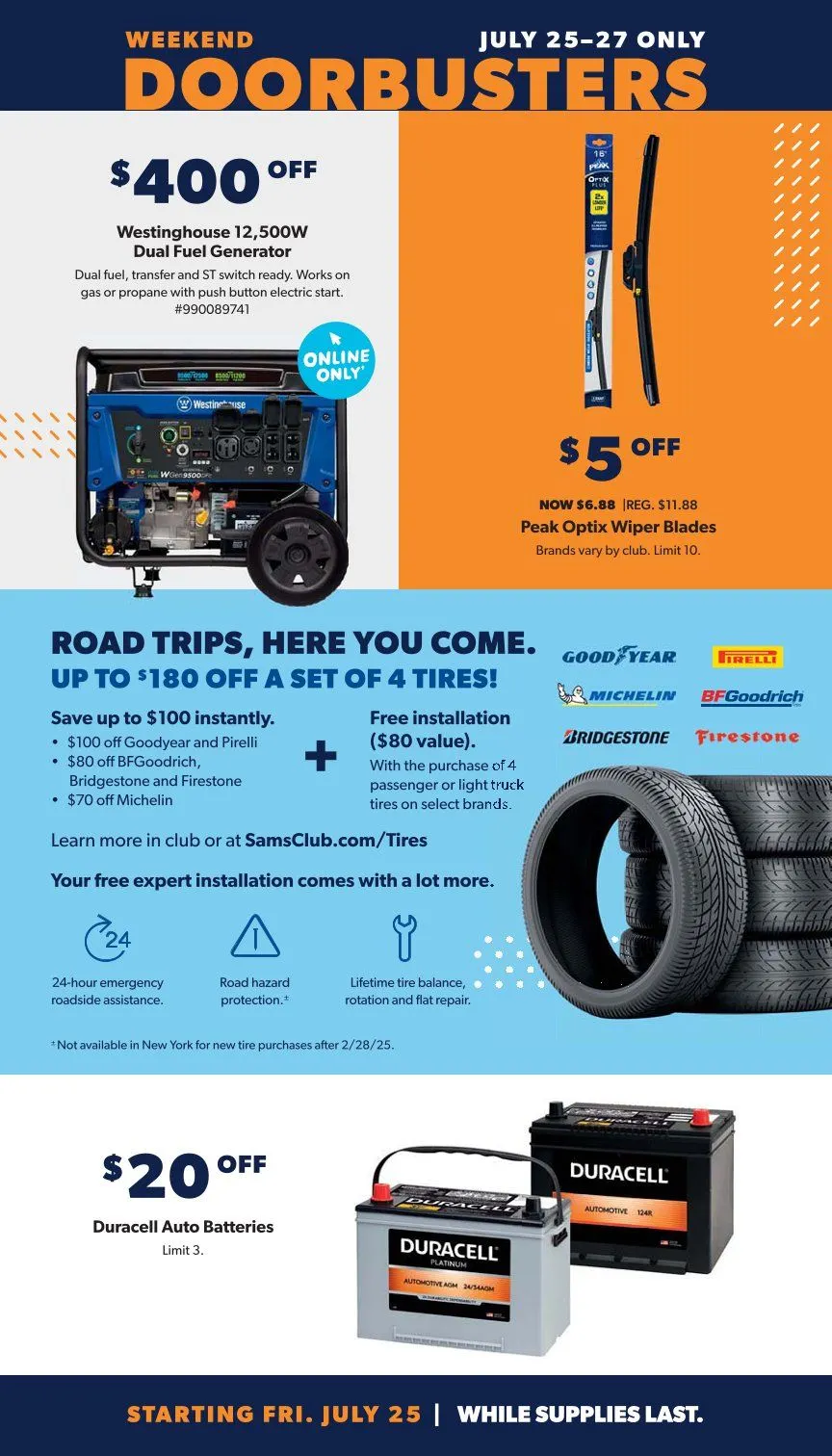 Weekly ad Sam's Club Sales from July 23 to August 17 2025 - Page 6