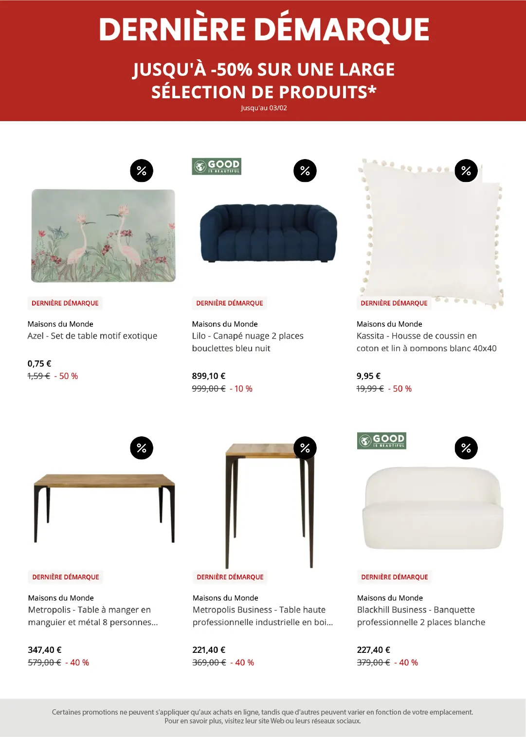 Maisons du Monde Catalogue du 16 janvier au 31 janvier 2026 - Catalogue page 5