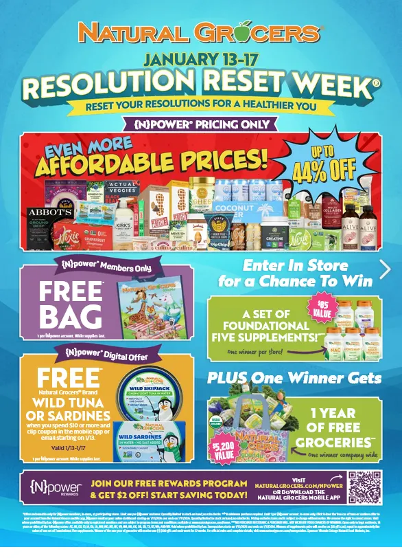Weekly ad Natural Grocers Sales from January 13 to January 17 2026 - Page