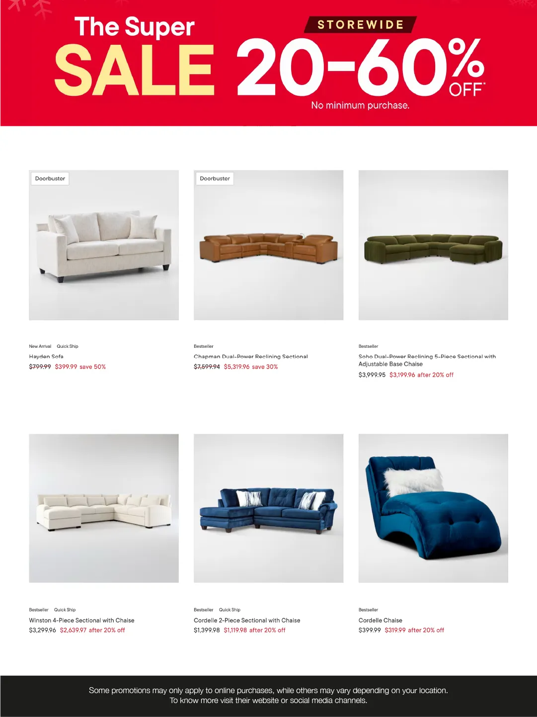 Weekly ad Value City Furniture Sales from December 11 to December 24 2025 - Page 5