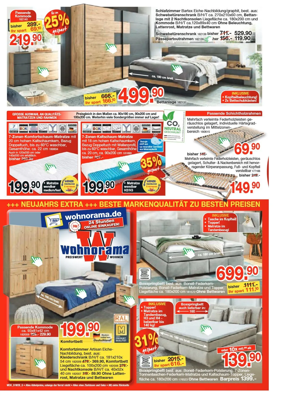 Wohnorama Angebote von 26. Dezember bis 23. Januar 2026 - Prospekt seite 6