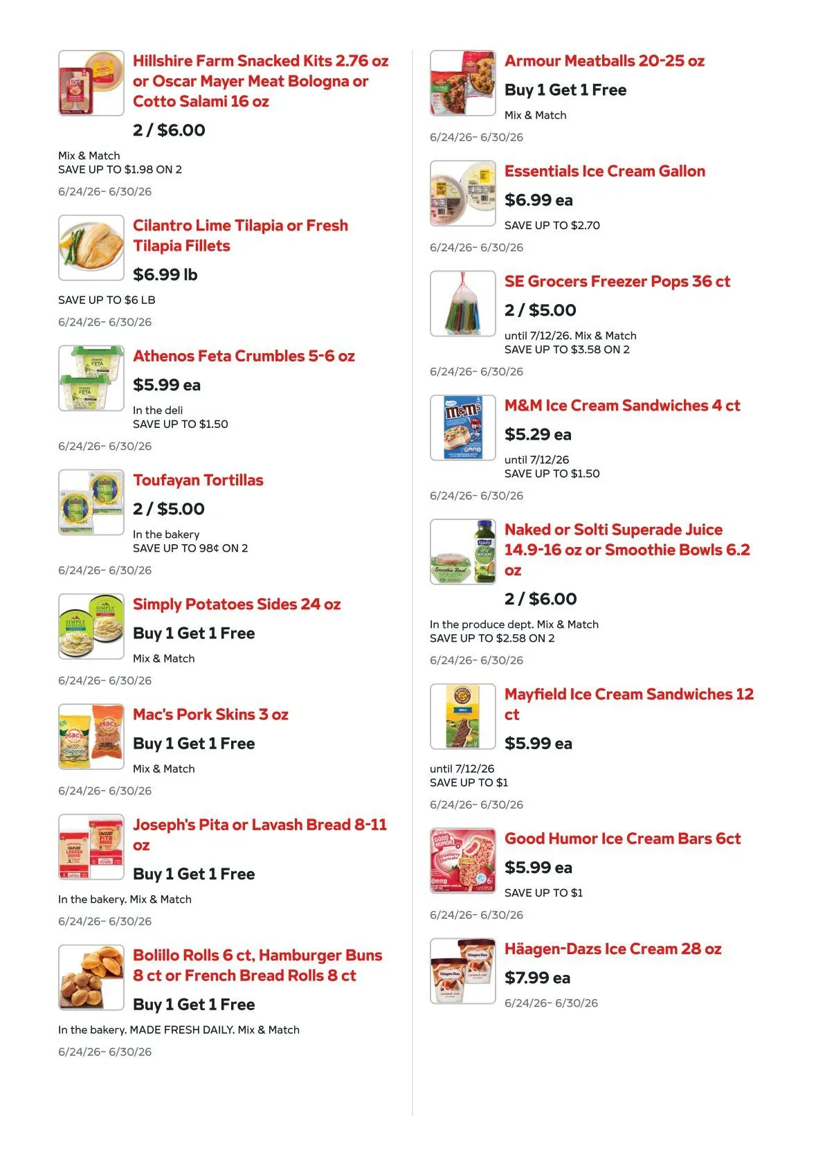 Weekly ad Winn Dixie Sales from June 24 to June 30 2026 - Page 6