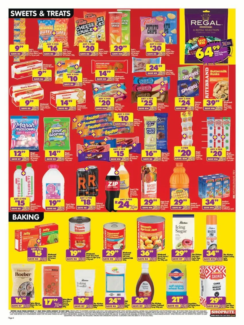  Shoprite Sales from 11 May to 24 May 2026 - Catalogue Page 6