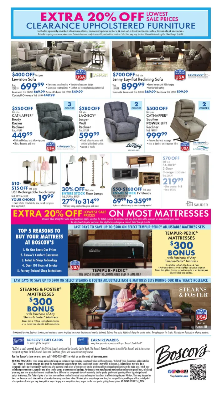 Weekly ad Boscov's Sakes from January 1 to January 7 2026 - Page 6