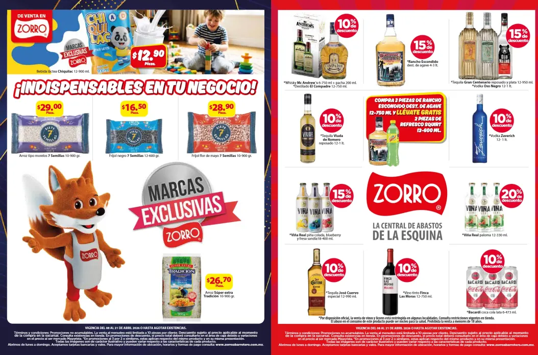 Catálogo de Zorro Ofertas 8 de abril al 22 de abril 2026 - Pagina 6