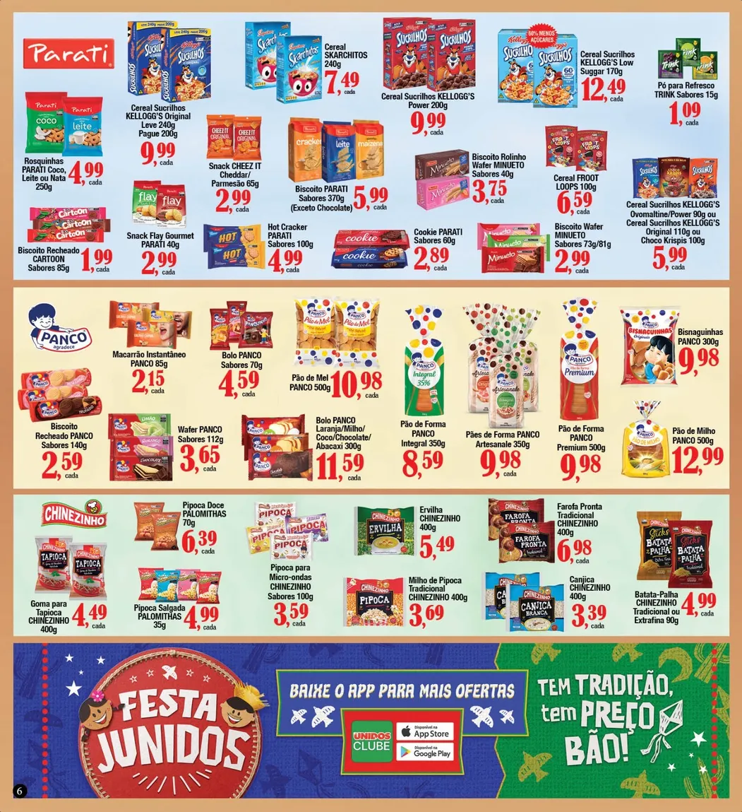 Encarte de Folhetos Unidos Supermercados 17 de julho até 31 de julho 2026 - Pagina 6