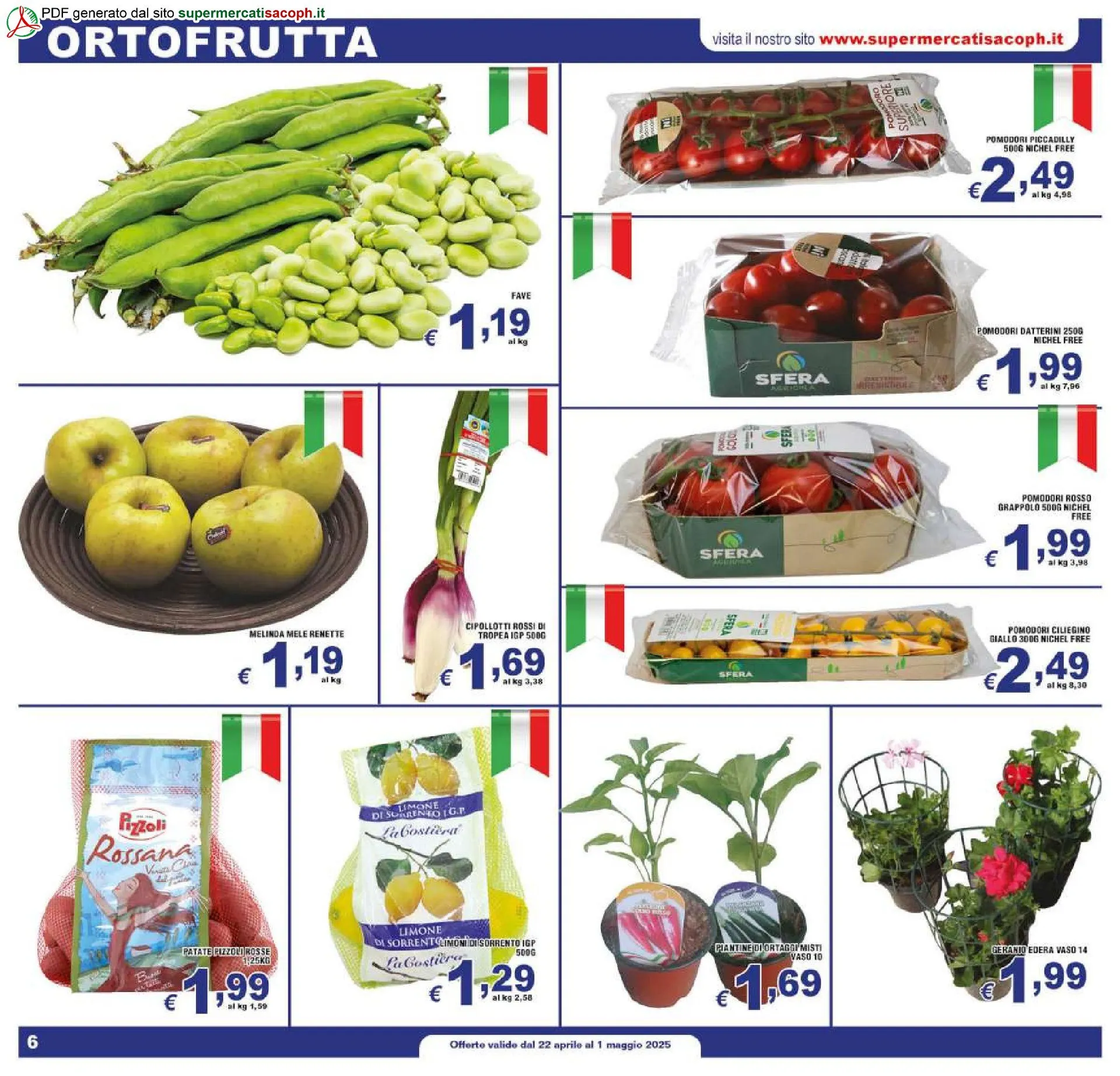 Volantini Sacoph da 22 aprile a 3 maggio di 2025 - Pagina del volantino 6