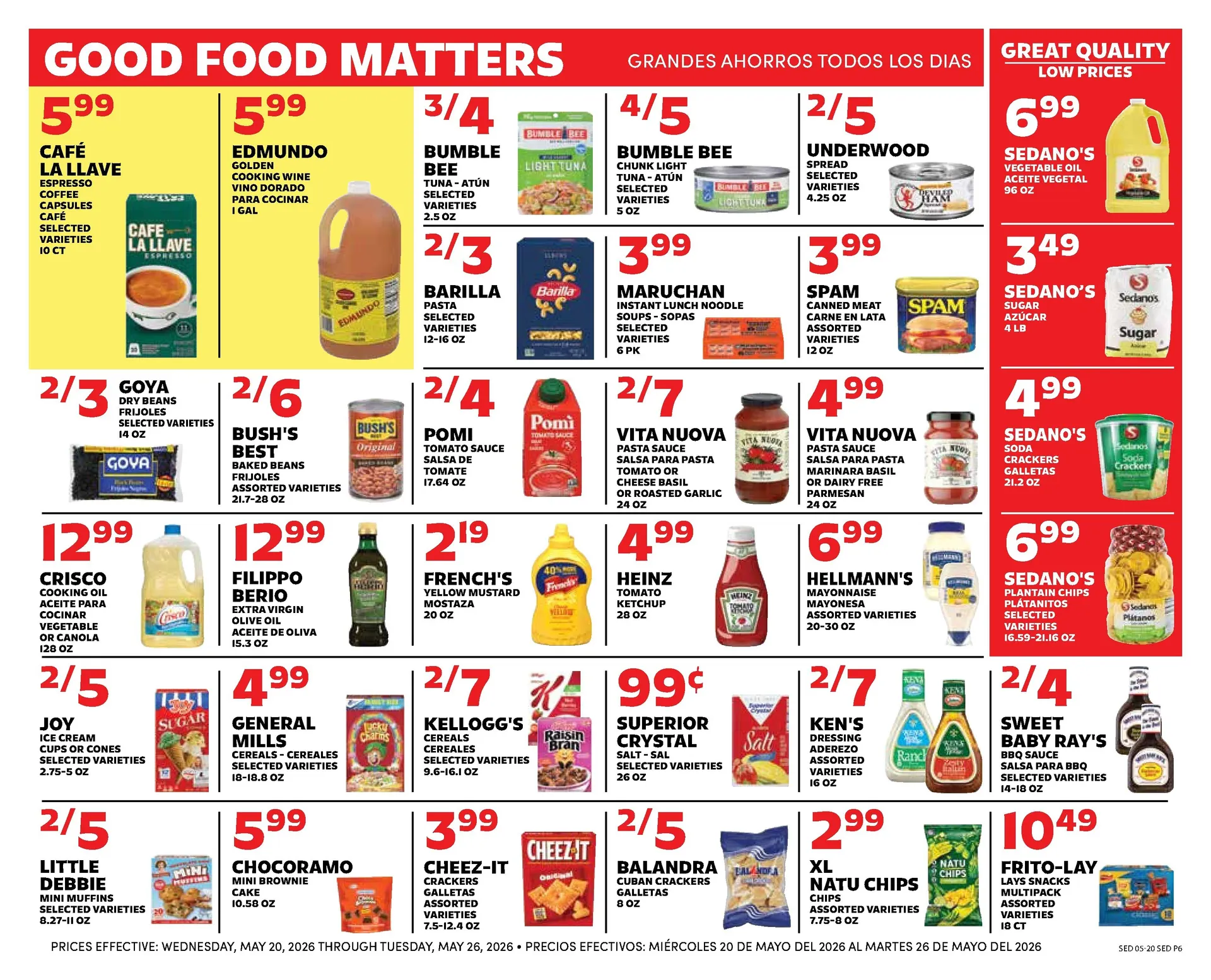 Weekly ad Sedano's Sales from May 20 to May 26 2026 - Page 6