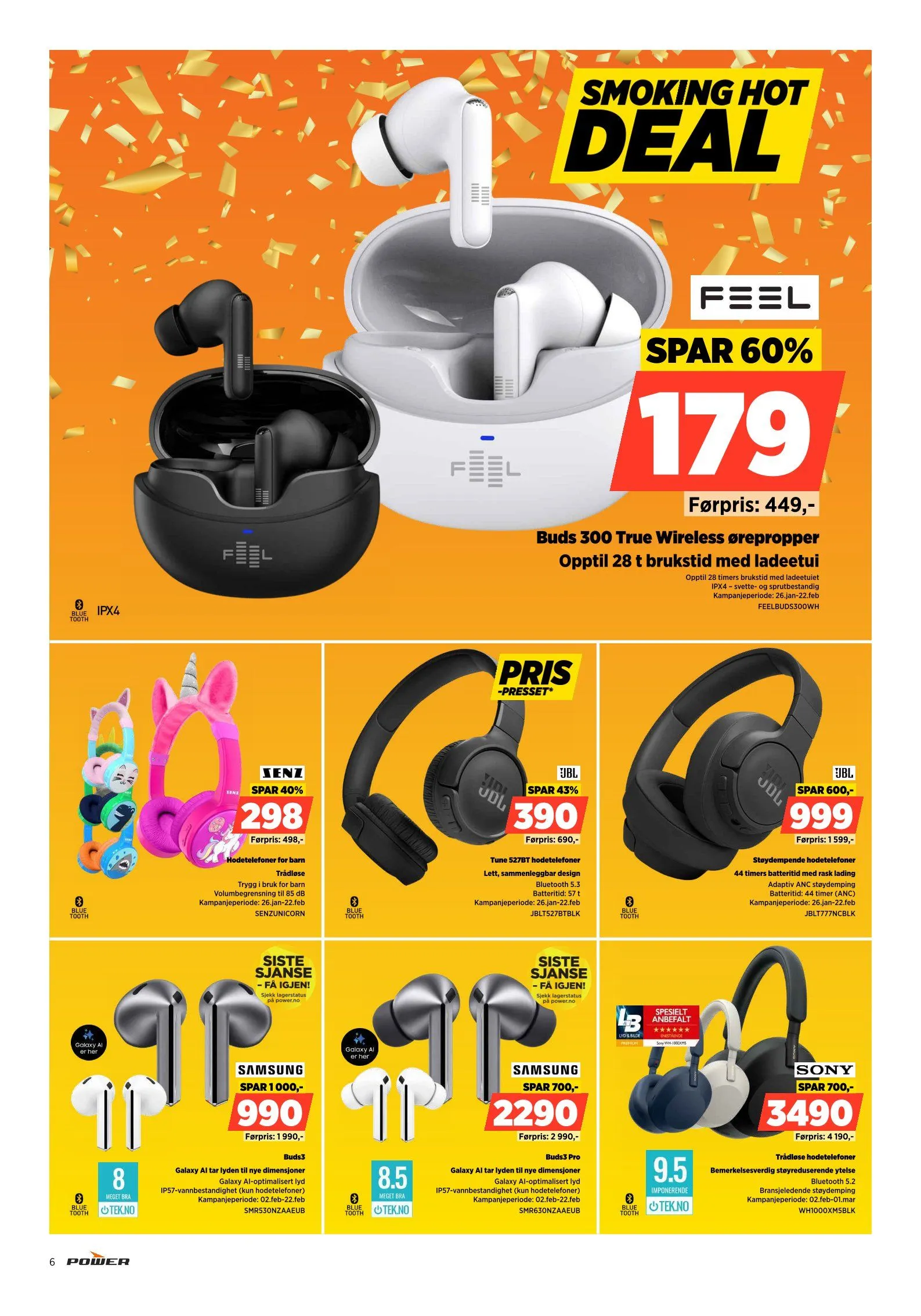 De siste Power-tilbudene fra 26. januar til 21. februar 2026 - kundeavisside 6